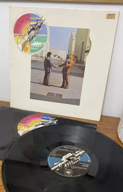 PINK FLOYD-Wish You Were Here-Vinyl LP 1975 Aussie Press Plus RARE PLASTIC BAG