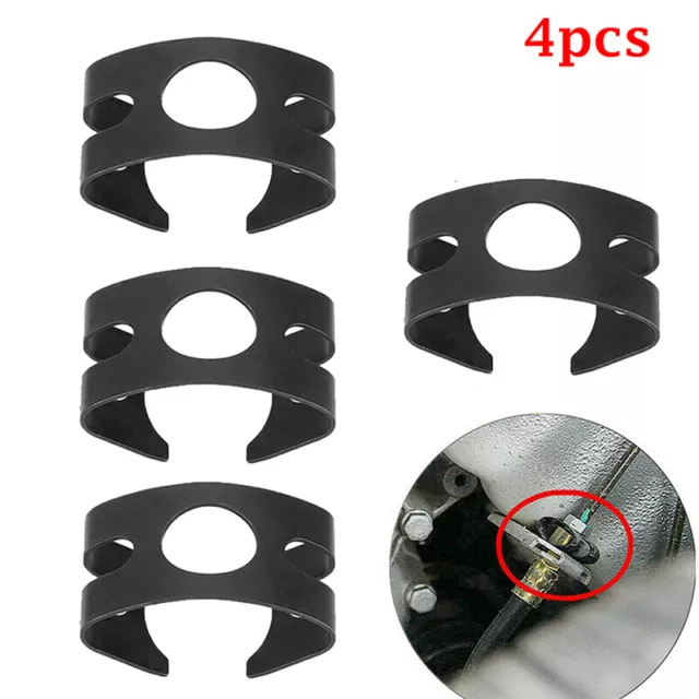 4 Pcs 171611715 Metal rake Hose Clips Clamp For VW GOLF MK1 MK2 SCIROCCO