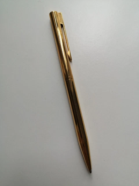 Stylo Bille Waterman Caviar Le Man - Plaqué Or 18 Carats - Neuf Sans Emballage (recharge Fournie)