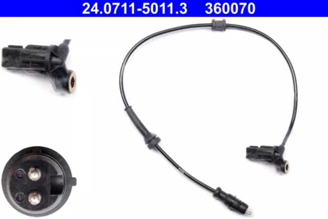 ATE ABS Sensor Raddrehzahl 24.0711-5011.3 für RENAULT LAGUNA 1 16V B568 B561 dTi