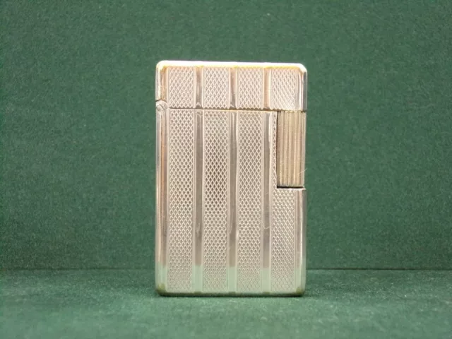 Briquet Lighter ancien essence S.T. DUPONT Plaqué argent