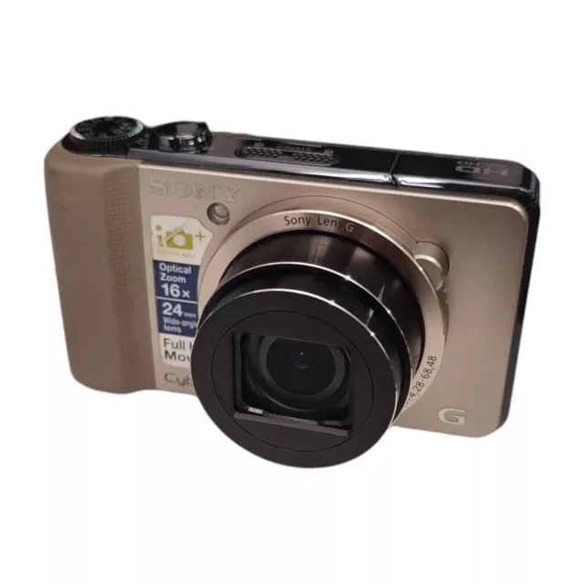 Sony G Cyber-shot DSC-HX9V Gold - Kompakte Digitalkamera - 16.2 MP - geprüft ✅