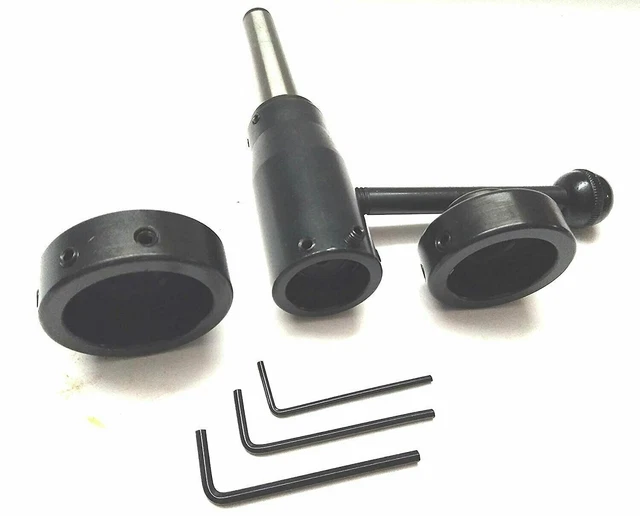 Lathe Tailstock Floating Die Holder Set Mt-2 Shank - Imperial Standard
