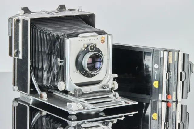 Linhof Supertechnika IV 5x7inch 13X18cm Large Format Ragnefinder W. Film Back Ce