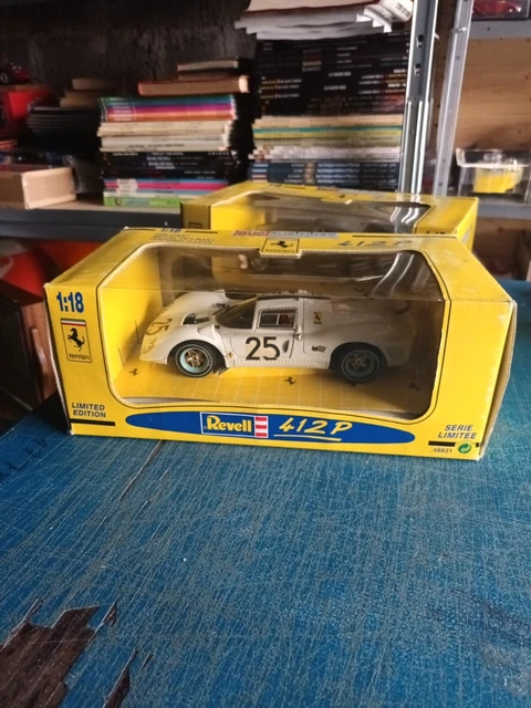 Jouef Evolution 1/18 Ferrari 412 P N°23 - Le Mans 1967 - édition Limitée Neuve