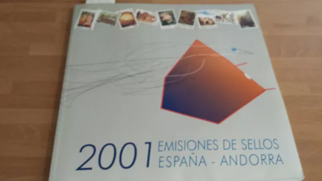 Libro Oficial De Correos De Sellos España Y Andorra 2001** Nuevo Calidad De Lujo