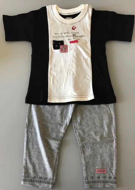 Girls Minman (French Designer)  T-Shirt & Leggings Set - Brand New - 4T