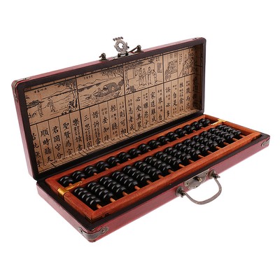 ABAC Conio cinese in legno Aritmetico Abaco Classico Conteggio regalo da 