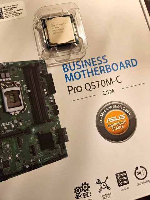 ASUS PRO Q570M-C Intel Core i5 10500 ALL NEW £173.34 - PicClick UK