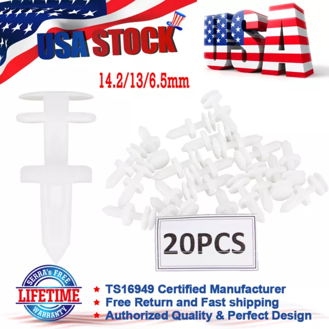 20Pcs Retainer Clip Door Trim Panel Push Pin Nut for Chevy GMC 1500 2500 3500 US