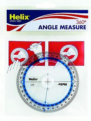Helix 10 cm 180 Grad durchsichtig Winkelmesser 