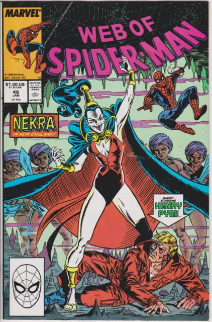 Web of Spider-Man #46 Vol. 1 (1985-1998, 2012)Marvel Comics,Direct Edition