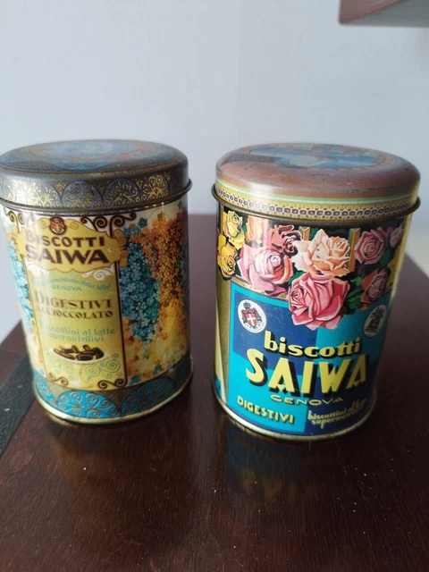 2 Barattoli Saiwa In Latta
