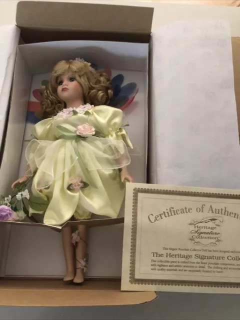 Heritage Signature Collection Porcelain Doll Springtime FAY