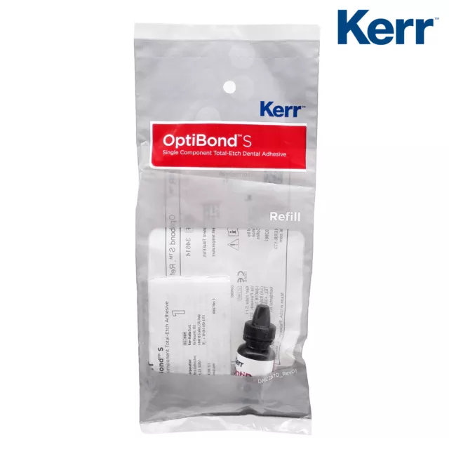 5* Kerr Optibond S Single Component Total-etch Dental Adhesive Bonding Agent 6ml