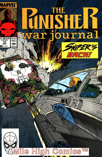 PUNISHER WAR JOURNAL (1988 Series) #10 Good Comics Book