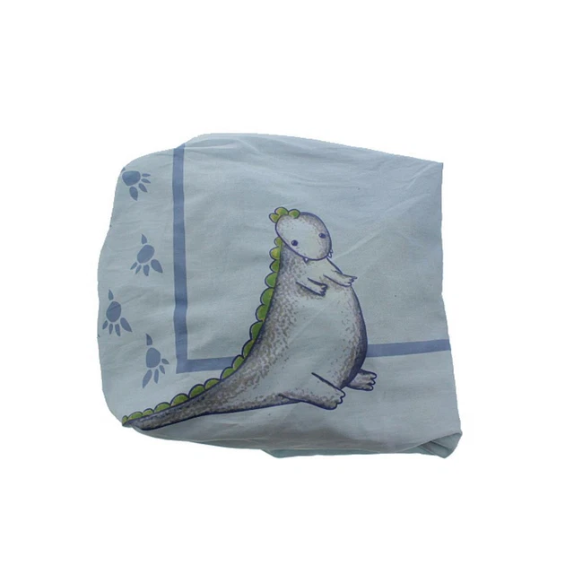 Truly Scrumptious by Heidi Klum Dinosaur Tracks Blue Fitted Crib Sheet  3149