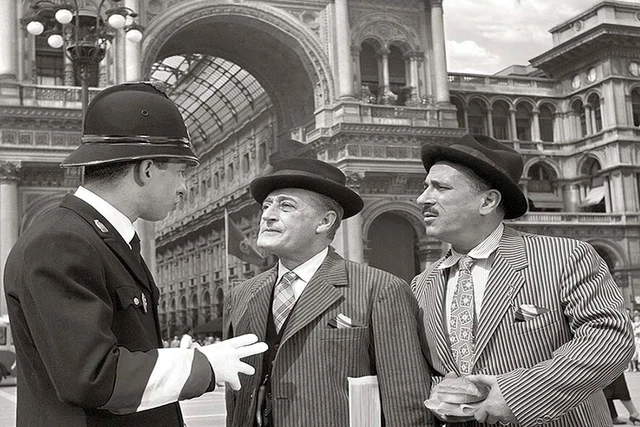 🎬 Poster Vintage Original – Locandina Film Totò E De Filippo – Impression D'époque