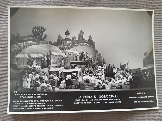 Teatro della Scala (1942). La Fiera di Sorocinzi - Atto I.