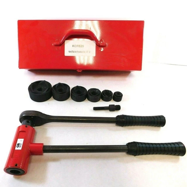 Gardner Bender KOR520 1/2"- 2" Hand Ratchet Knockout Set