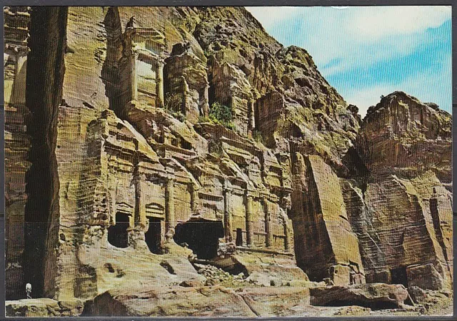Jordanien Jordan used Post Card Postkarte Landschaft landscape Petra [cm602]