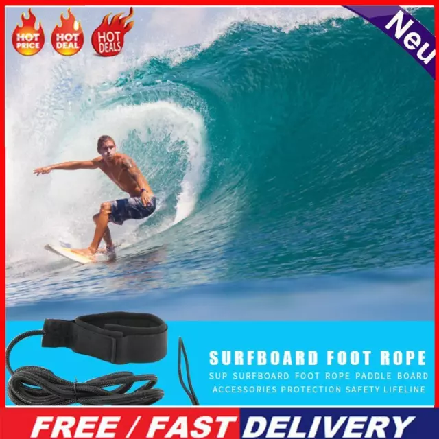 PVC Surfboard Leash Foot Rope Stand Up Paddle Board Protection Leg Ankle Strap