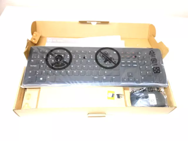 New Spanish Dell OEM Wireless Keyboard & Mouse Kit - M1XF1 ( Without Battery )