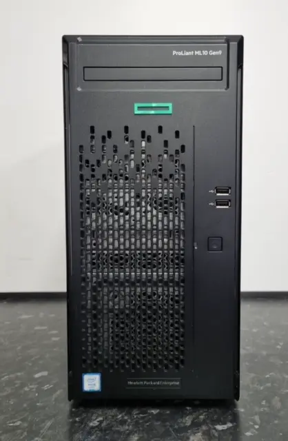 HPE ProLiant ML10 Gen9  Server Xeon E3-1255 V5 3.3GHz, 8GB RAM, 1TB HDD Win 10