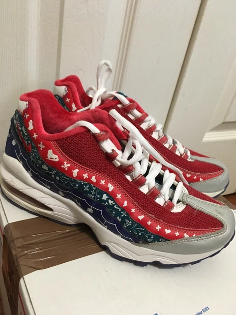 Air Max 95 GS 'Ugly Christmas Sweater' CT1593 100 SIZE 6.5 YOUTH = SIZE 8 Women