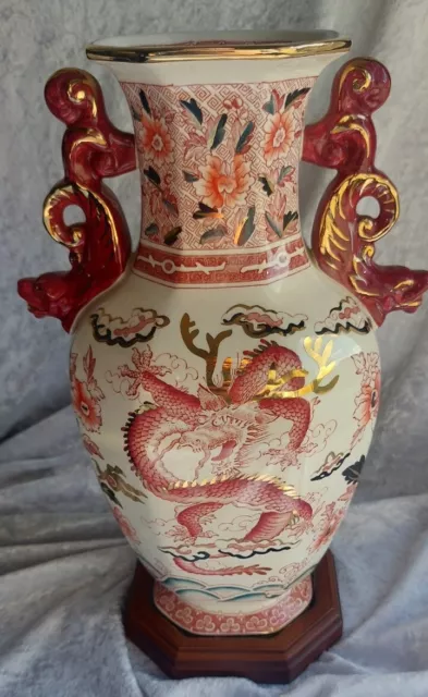 Masons Ironstone Dragon Vase