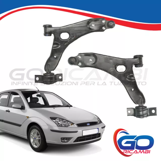 KIT 2 BRACCETTI BRACCI OSCILLANTI INFERIORI DESTRO E SINISTRO FORD FOCUS Ø 15mm