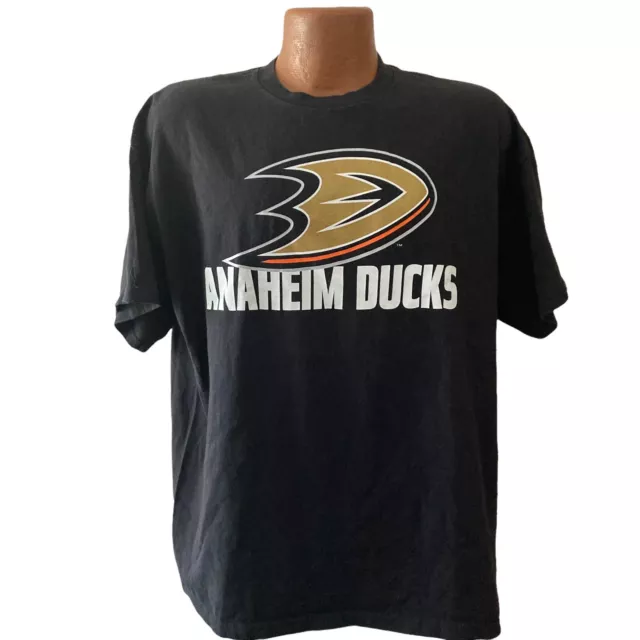 Anaheim Ducks promo honda T-shirt Mens Black Gold XL nhl hockey mighty