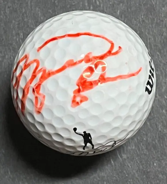 Michael Jordan Signed Wilson 3 Golf Ball w/ Red Ink