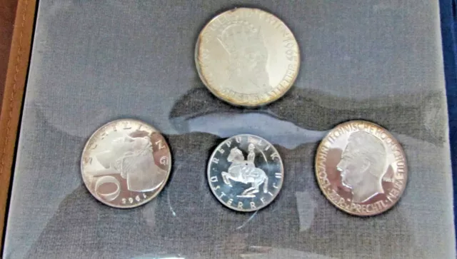 AUSTRIA 1965 ANNIVERSARY Proof Coin Set Vienna University Silver $49.99 ...