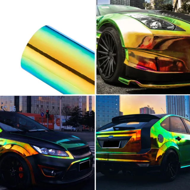 Metallic Glossy Chameleon Vinyl Film Car Wrap Colorful Color Change Body Films