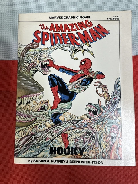 Vintage 1986 The Amazing Spider-Man Hooky Graphic Novel Comic Book Marvel Comics