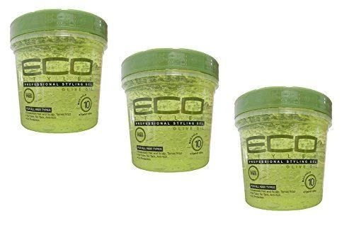 3 x Eco Styler Olivenöl Styling Gel 473ml (insgesamt 1,42 L)