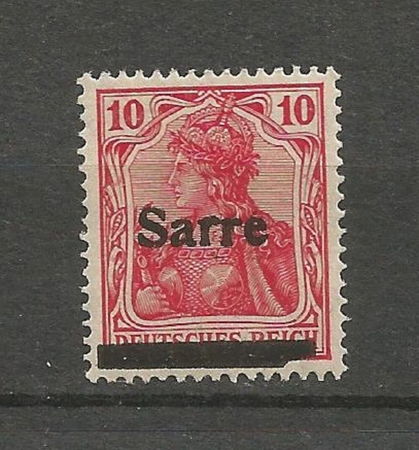 Deutsches Reich SAAR 1920 Mi 6I PF G MNH** postfrisch