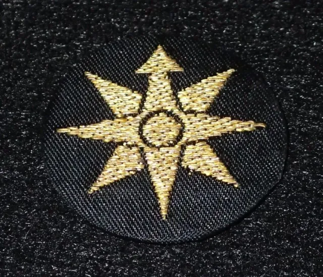 WW2 Imperial Japanese Navy Merchant Marine Fleet NCO Cap Badge Compass Star Bevo