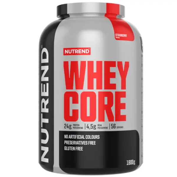 Nutrend Whey Core fraise, 1800 g