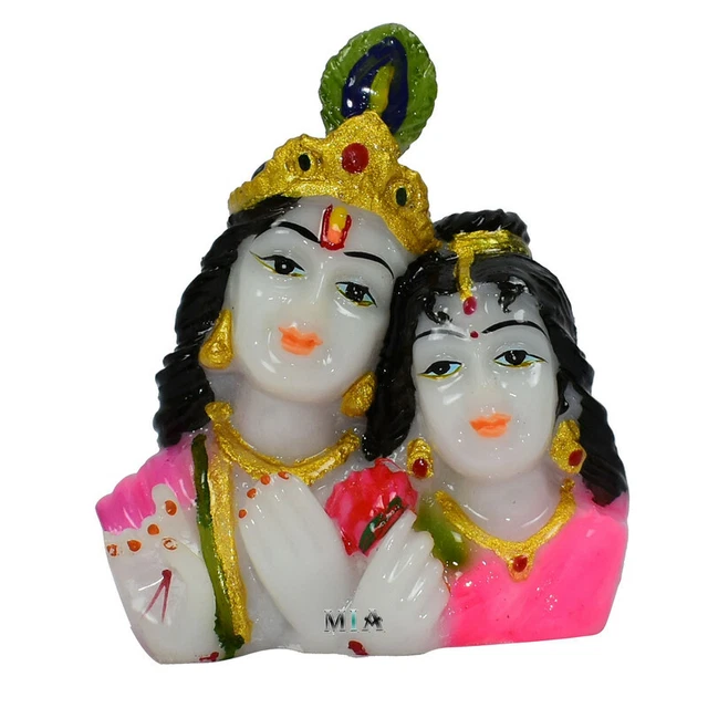 Lord Radha Krishna Murti Idol Statue Sculpture Showpiece Figurine Car Dashboard