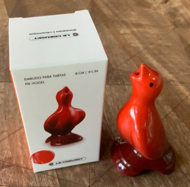 2.5” RED LE CREUSET PIE BIRD/FUNNEL/VENT new in box 28.82 PicClick
