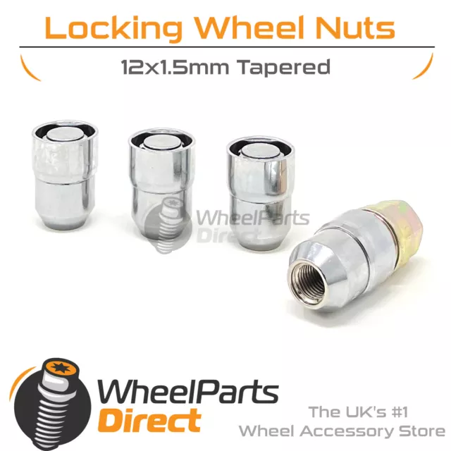 GEN2 Premium 12x1.5 Lock Nuts for Toyota HiAce [Mk4] 04-18 on Aftermarket Wheels