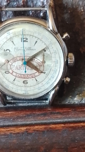 Cadran Chrono Suisse RARE ALMADIA Pour Landeron 48 - 34.00 Mm - Neuf Sans étiquette