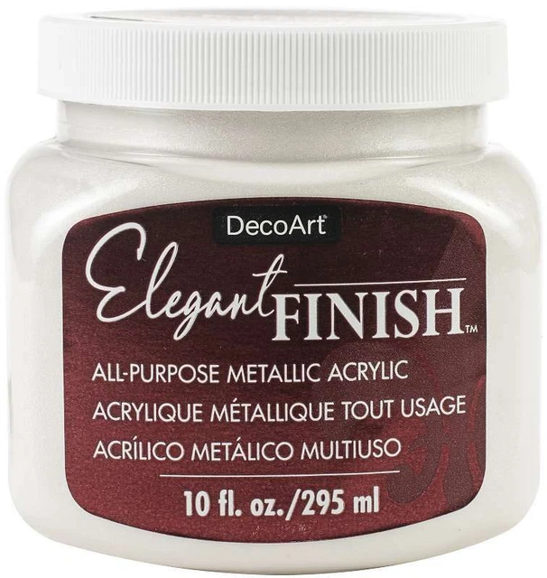 Pintura metálica con acabado elegante 10 oz blanco perla 766218034397