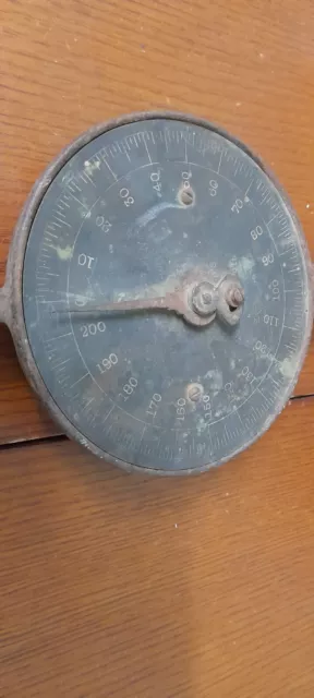 Vintage Salter Brass/Steel Scales, to weigh 200lbs 2