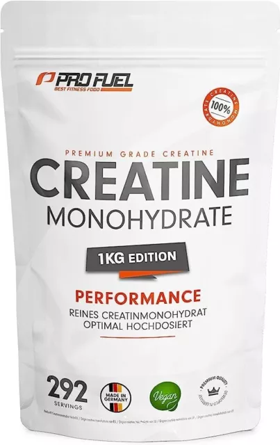 Creatina Monoidrata Polvere 1Kg / 1000G Creatina Monoidrato Micronizzata Ad Alto