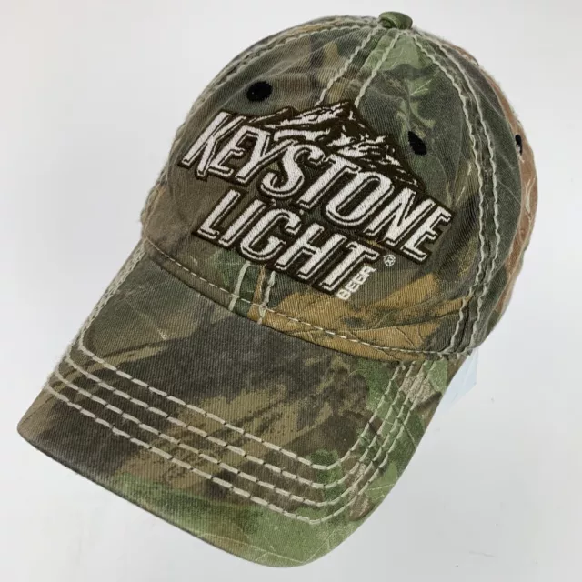 Keystone Light Beer Ball Cap Hat Snapback Baseball Camouflage