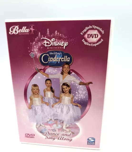 DISNEY PRINCESS CINDERELLA Dance and Sing Along DVD and