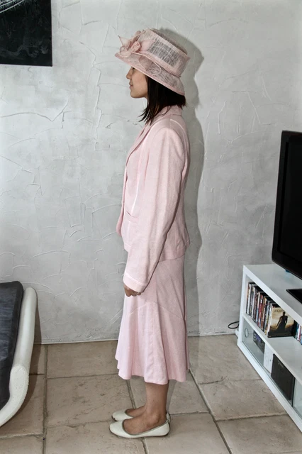 Jupe Femme Rena Lange Neuve Taille 8 - Couleur Pistache, Longueur Genoux, Style Trapèze (A-Line)